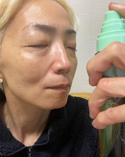 エニウェイ ローション グリーンシトラスの香り/RISM/ミスト状化粧水を使ったクチコミ(3枚目)