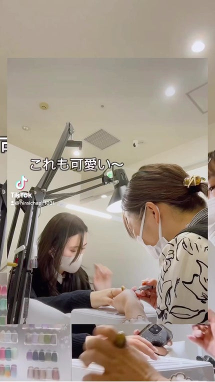 #マグネットネイルのネイルデザイン