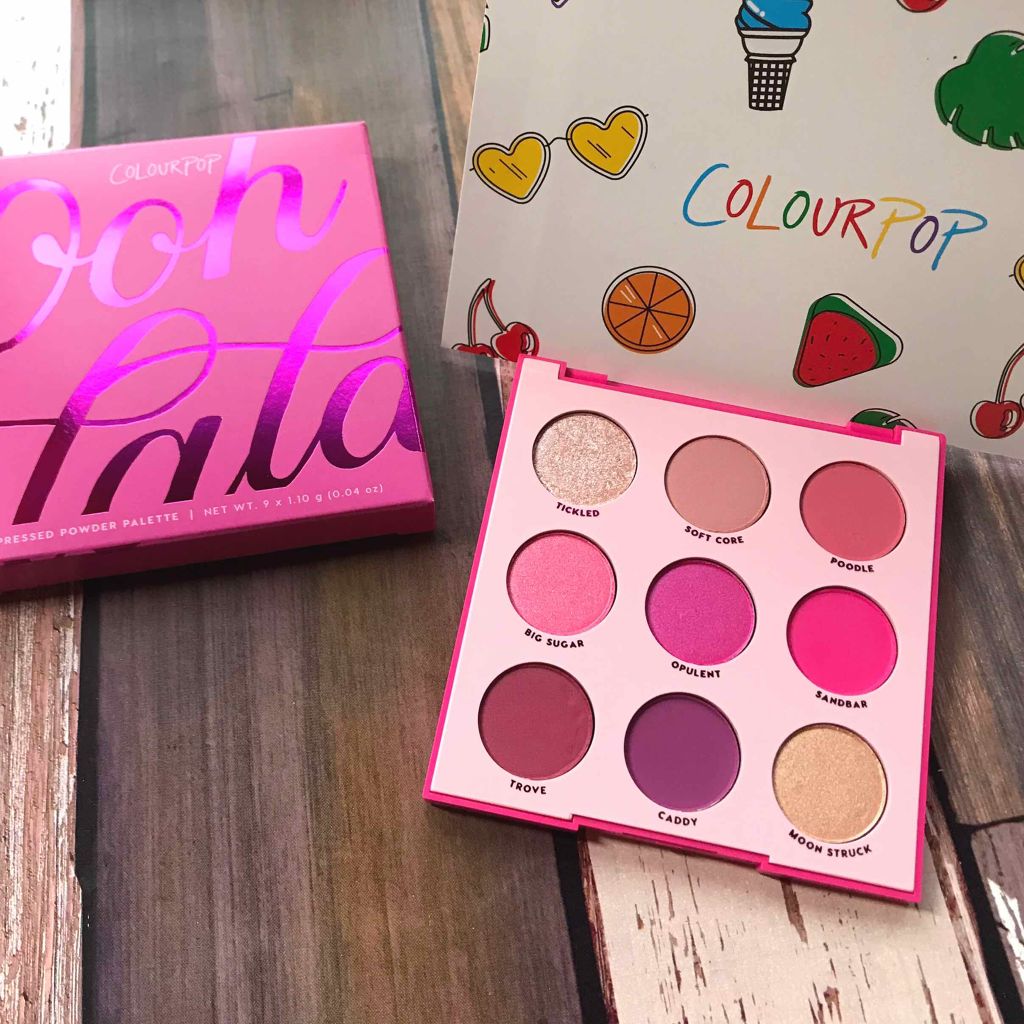 shadow pallet ooh la la！/ColourPop/アイシャドウパレットを使ったクチコミ（1枚目）