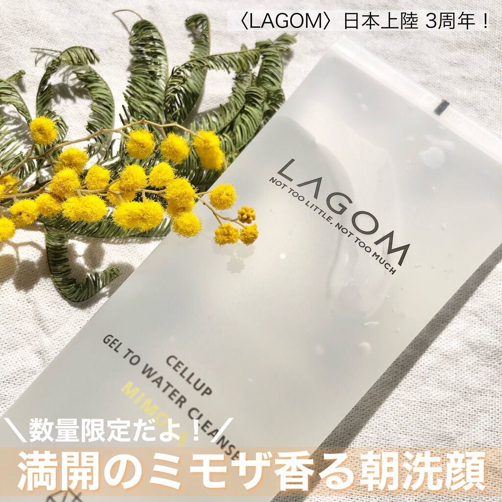 ラゴム ジェルトゥウォーター クレンザー(朝用洗顔)/LAGOM /その他洗顔料を使ったクチコミ(1枚目)