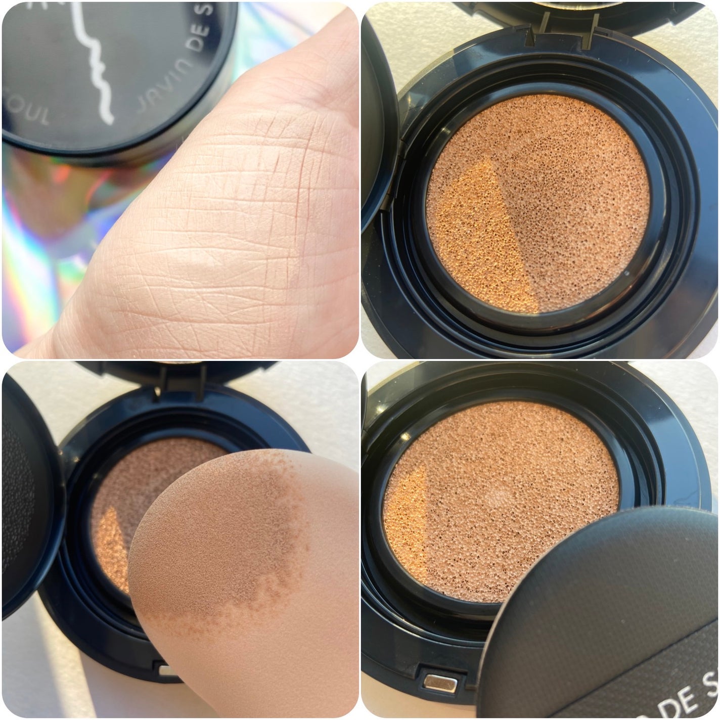 ジャビンドゥソウル ウインクファンデーションパクト/Javin De Seoul/クッションファンデーションを使ったクチコミ(4枚目)