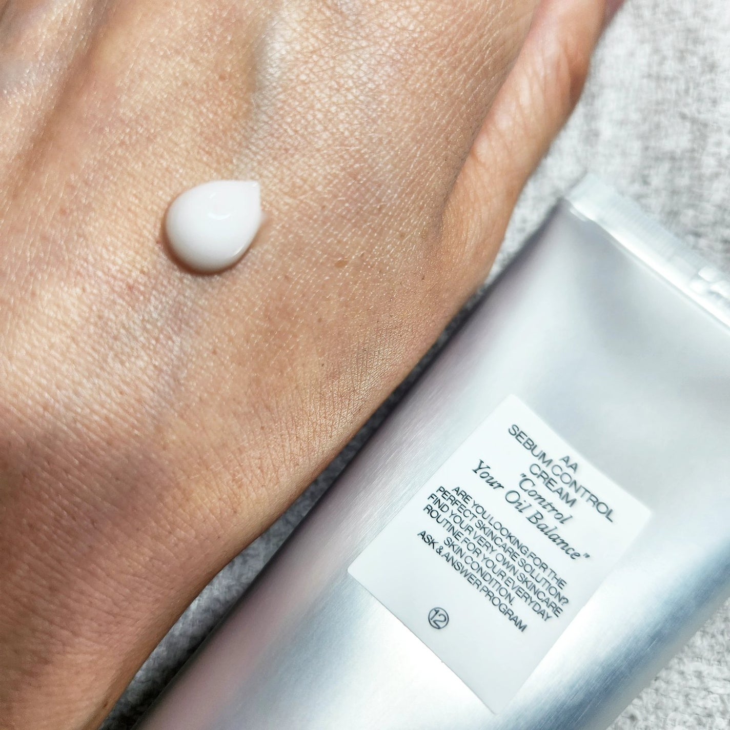 AA SEBUM CONTROL CERAM /Shangpree/フェイスクリームを使ったクチコミ(2枚目)