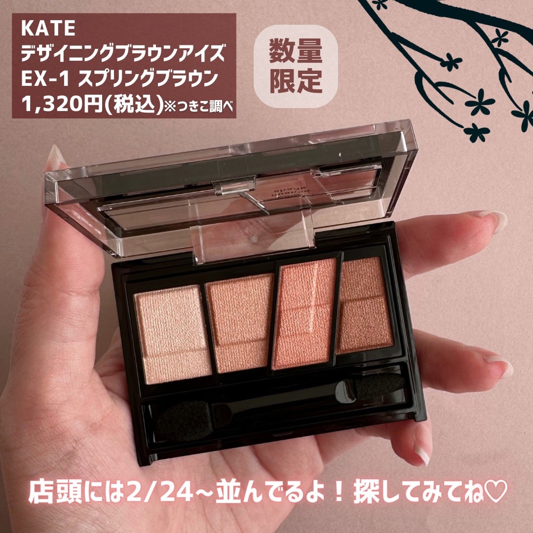 デザイニングブラウンアイズ/KATE/アイシャドウパレットを使ったクチコミ(8枚目)