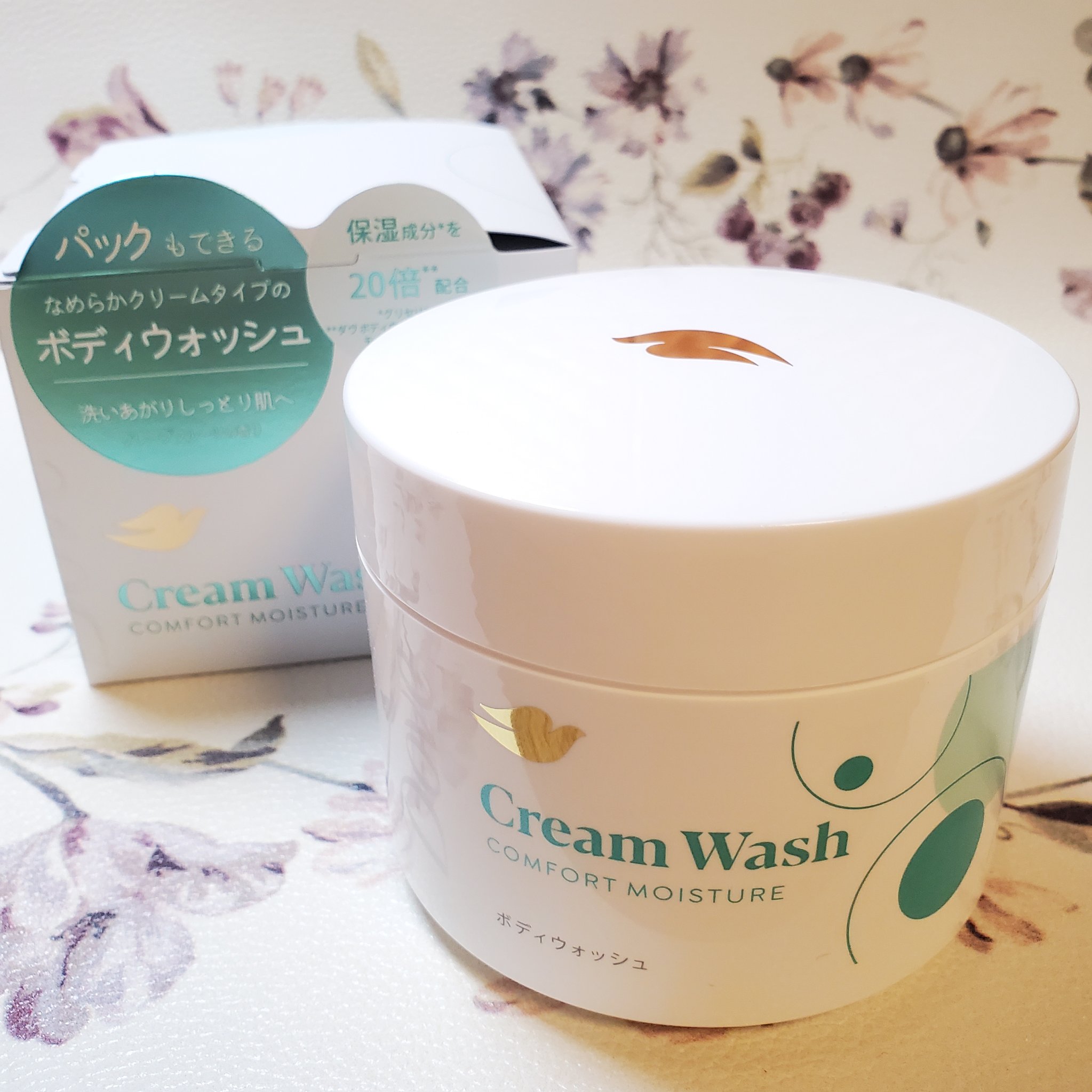 ダヴ クリームボディウォッシュ コンフォートモイスチャー/ダヴ/ボディソープを使ったクチコミ（1枚目）