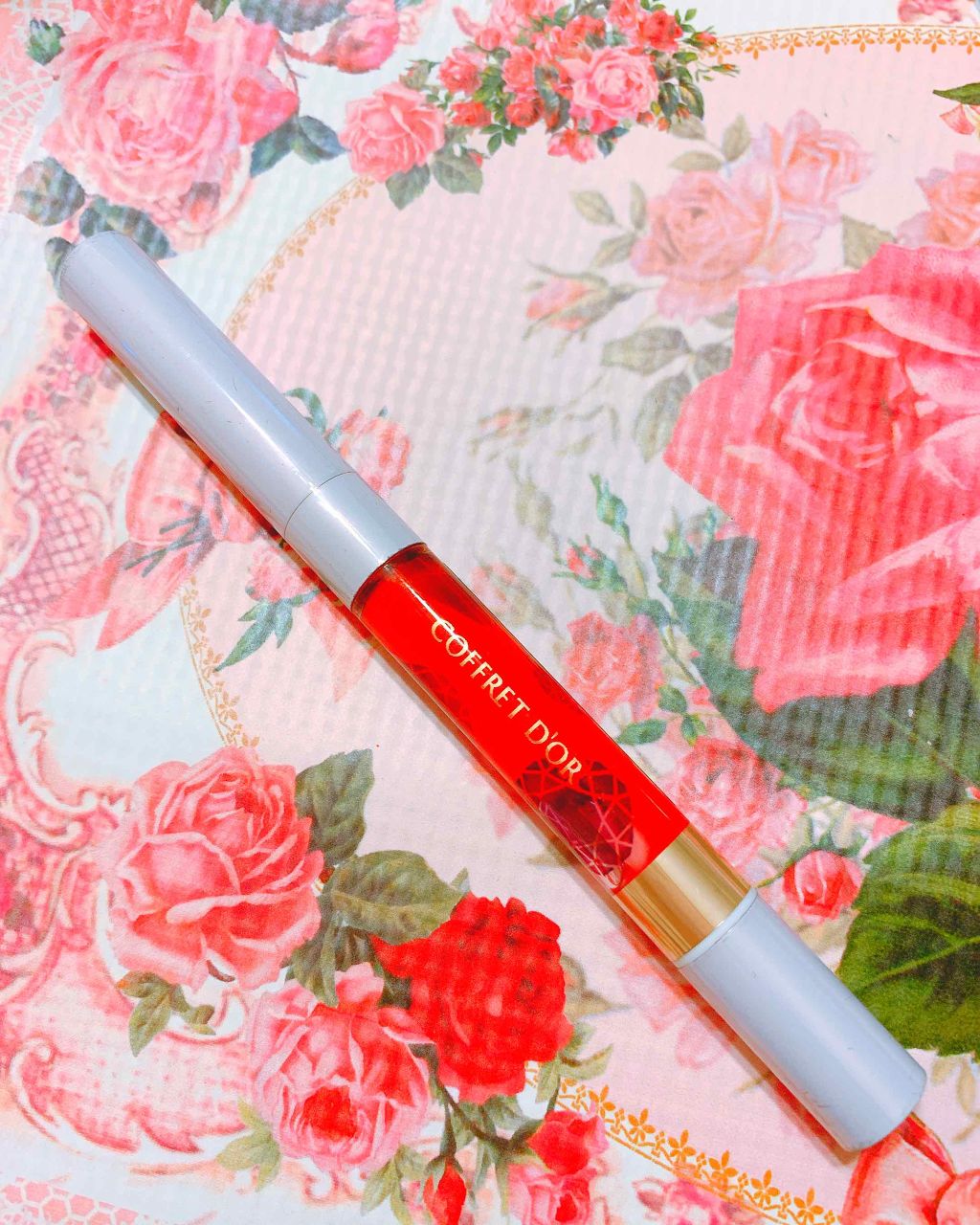 Wルージュ ティント&マット/コフレドール/リップティントを使ったクチコミ（1枚目）