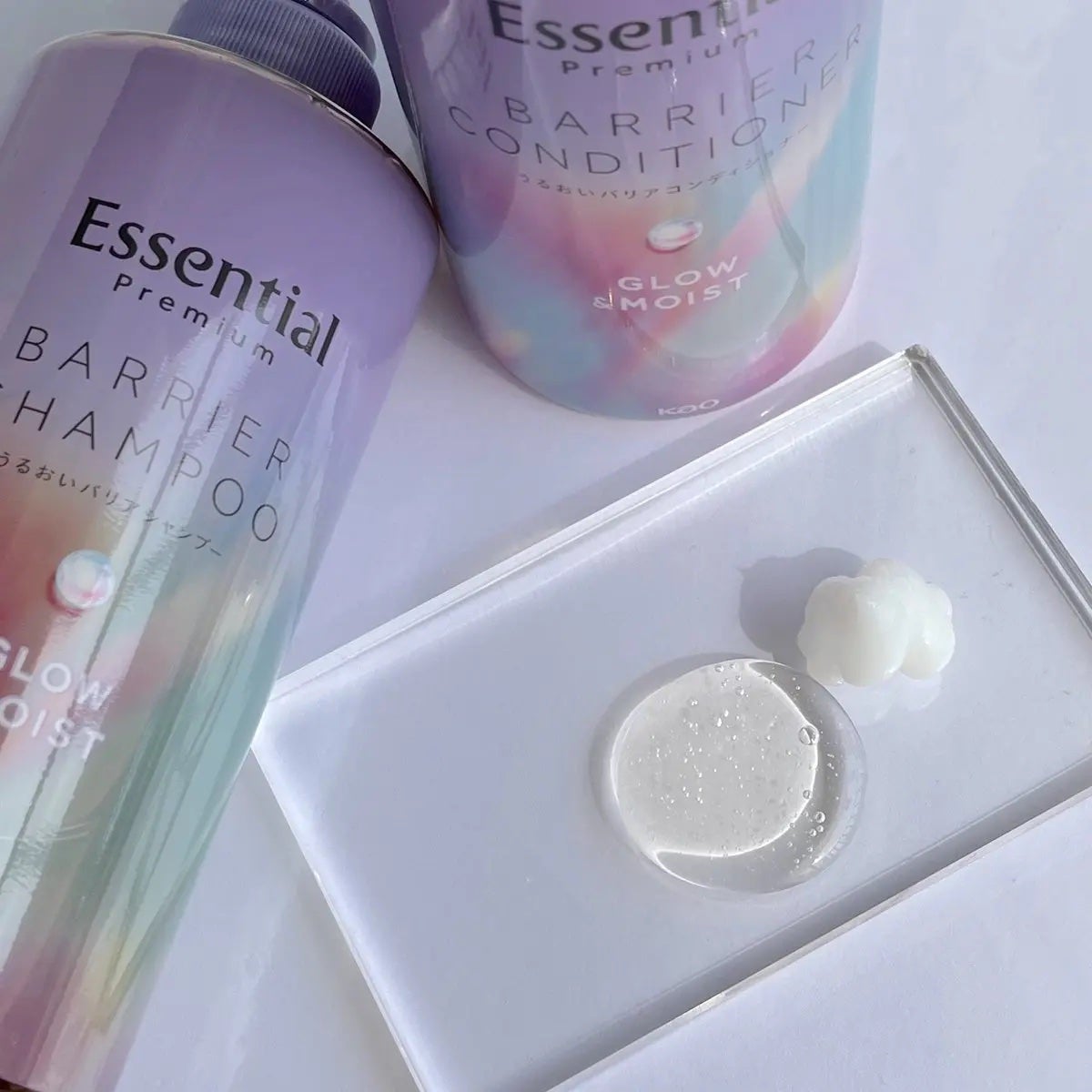 エッセンシャル プレミアム うるおいバリアシャンプー/コンディショナー グロウ&モイスト/エッセンシャル/市販シャンプーを使ったクチコミ(3枚目)