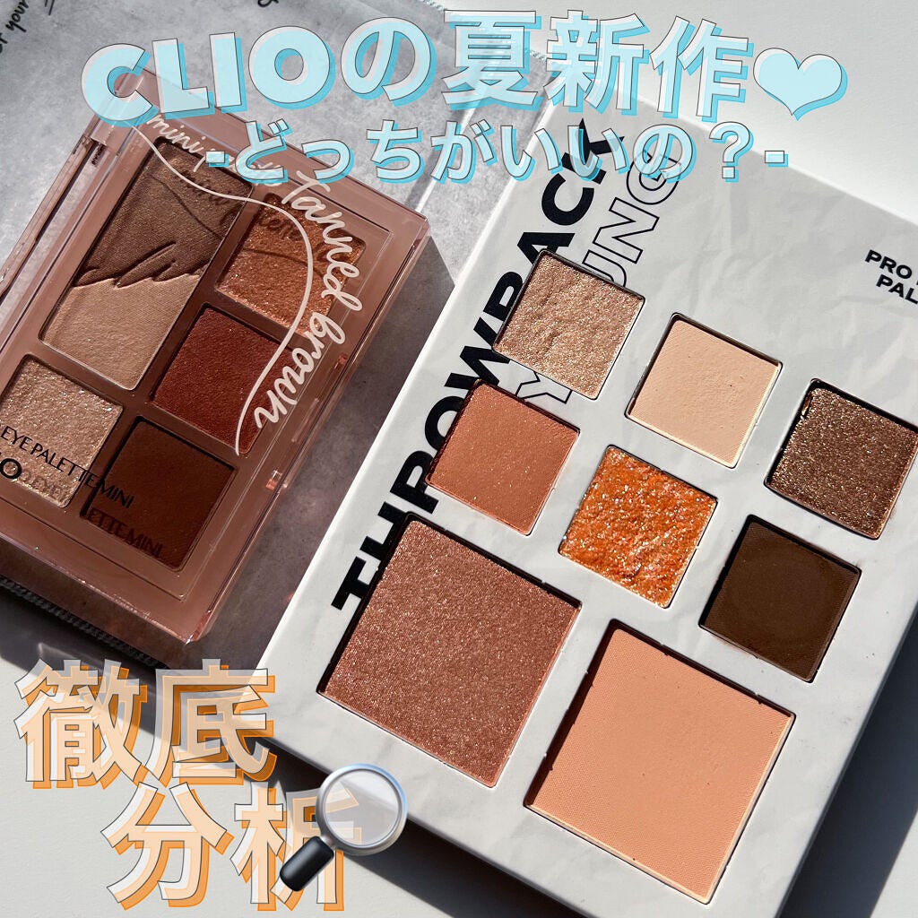 プロ アイパレット ミニ/CLIO/アイシャドウパレットを使ったクチコミ(1枚目)