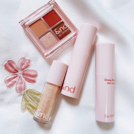 アンドバイロムアンド グラッシーボムティント/&nd by rom&nd/リップティントを使ったクチコミ(1枚目)