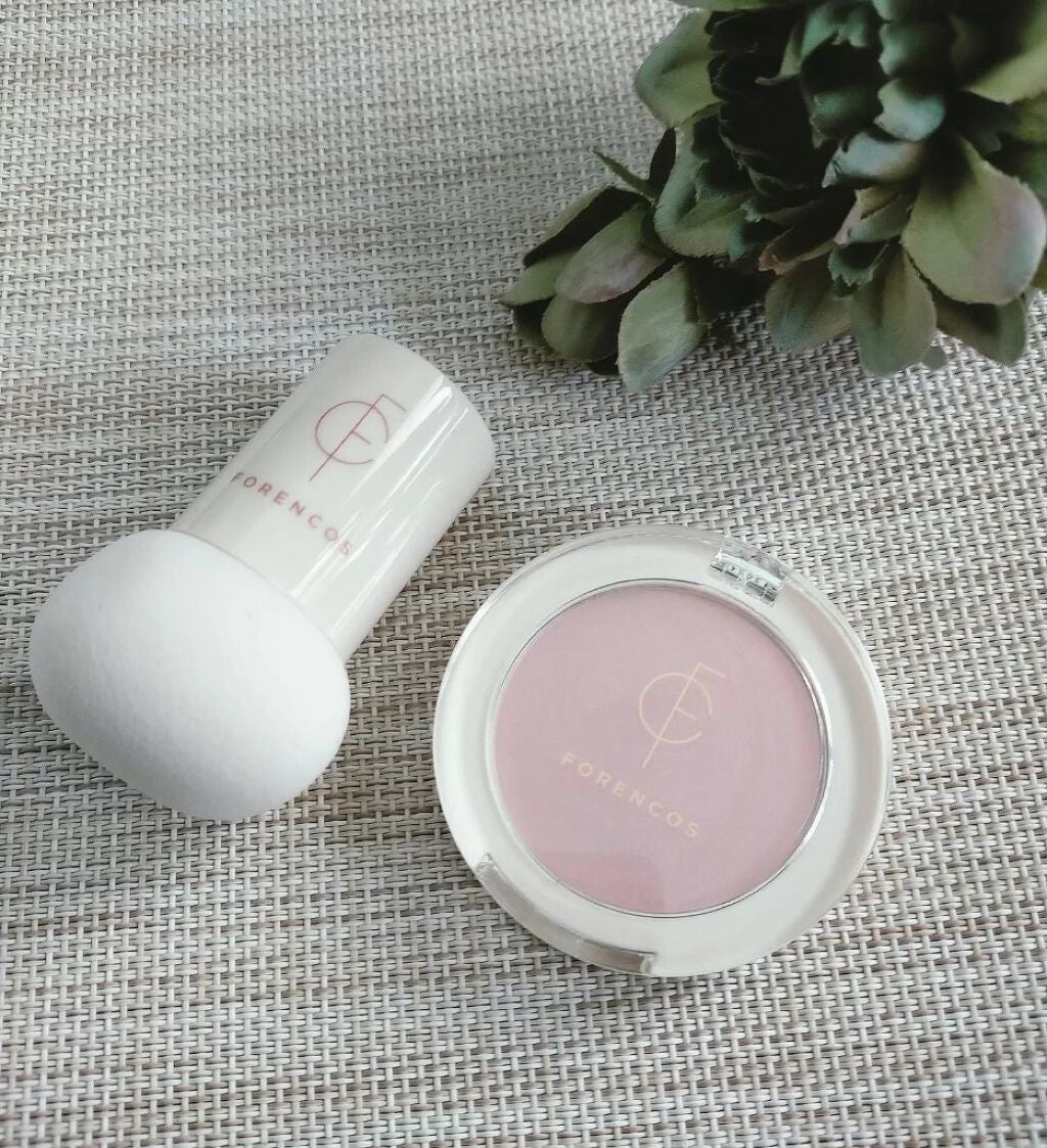 ピュアブラッシャー パフ付き/フォレンコス/パウダーチークを使ったクチコミ(1枚目)