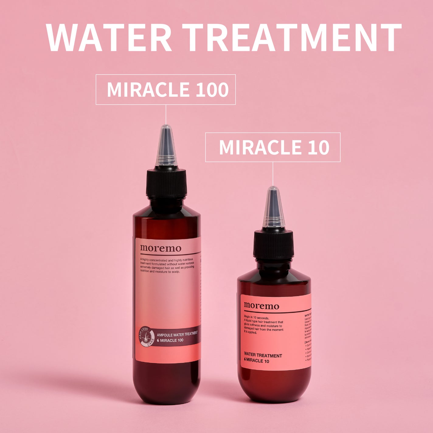 ウォータートリートメントミラクル10/moremo/洗い流すヘアトリートメントを使ったクチコミ(1枚目)