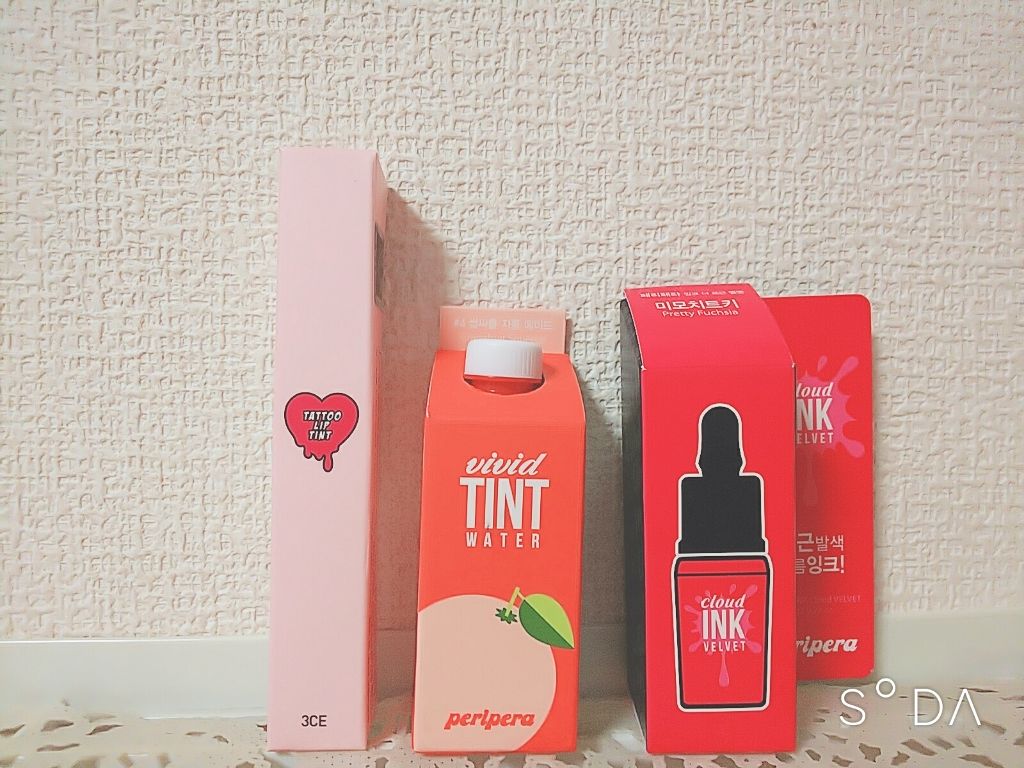 ティントウォーター/PERIPERA/口紅を使ったクチコミ(1枚目)