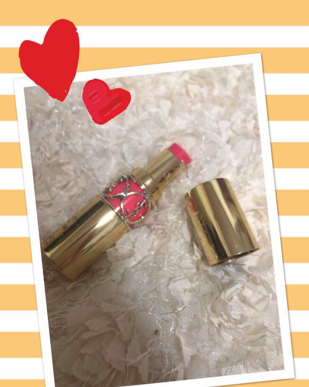 ルージュ ヴォリュプテ シャイン/YVES SAINT LAURENT BEAUTE/口紅を使ったクチコミ(1枚目)