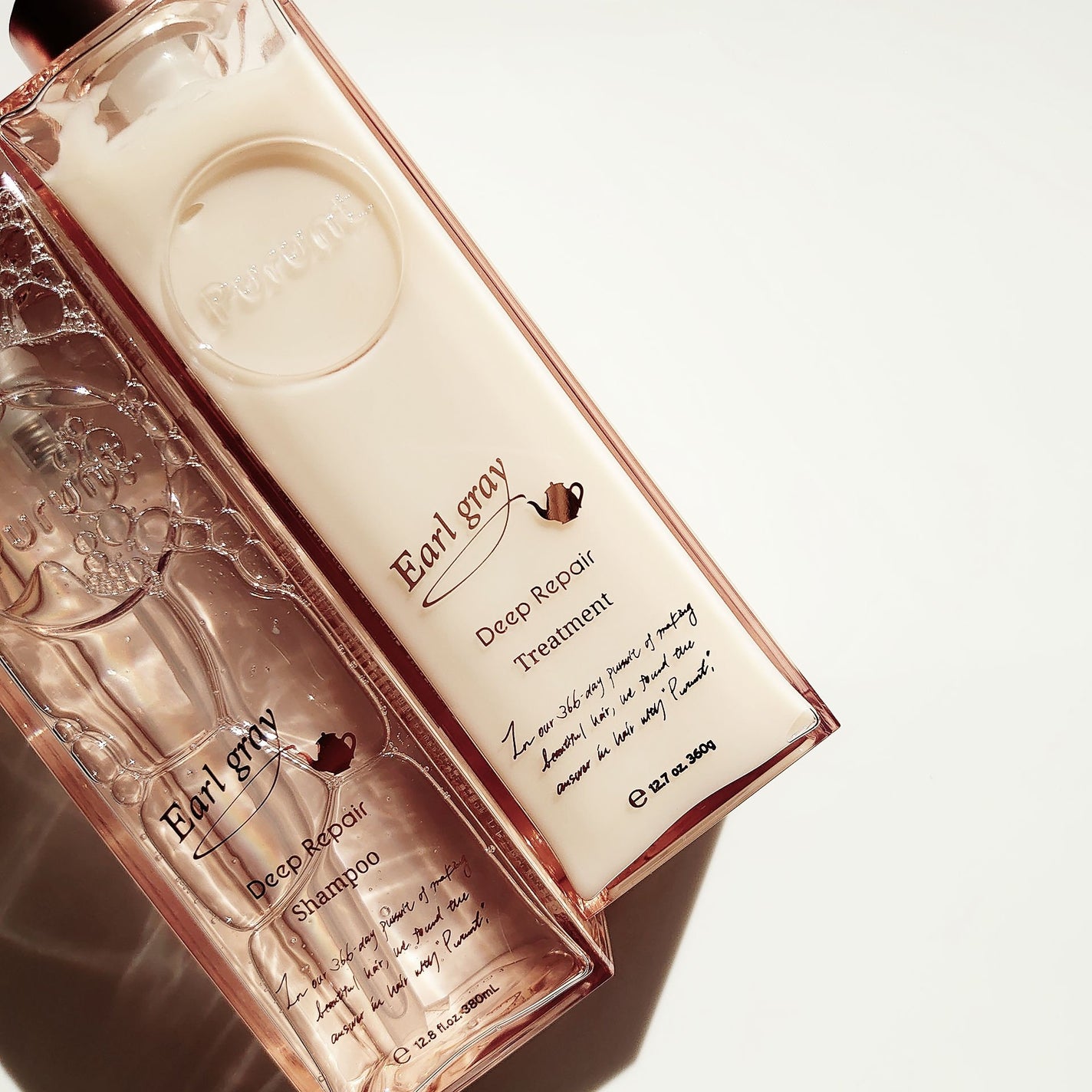 プルント ディープリペアペアセット アールグレイ N/Purunt./市販シャンプーを使ったクチコミ(2枚目)