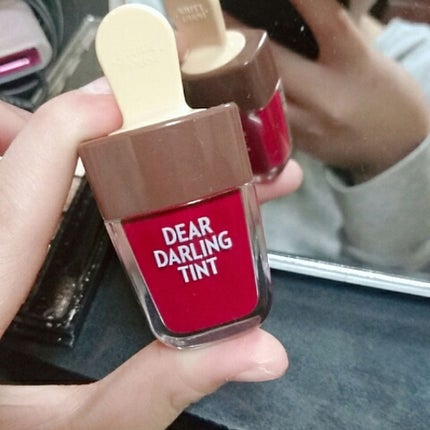 ディアダーリン ウォータージェルティント (アイスティント)/ETUDE/口紅を使ったクチコミ(1枚目)