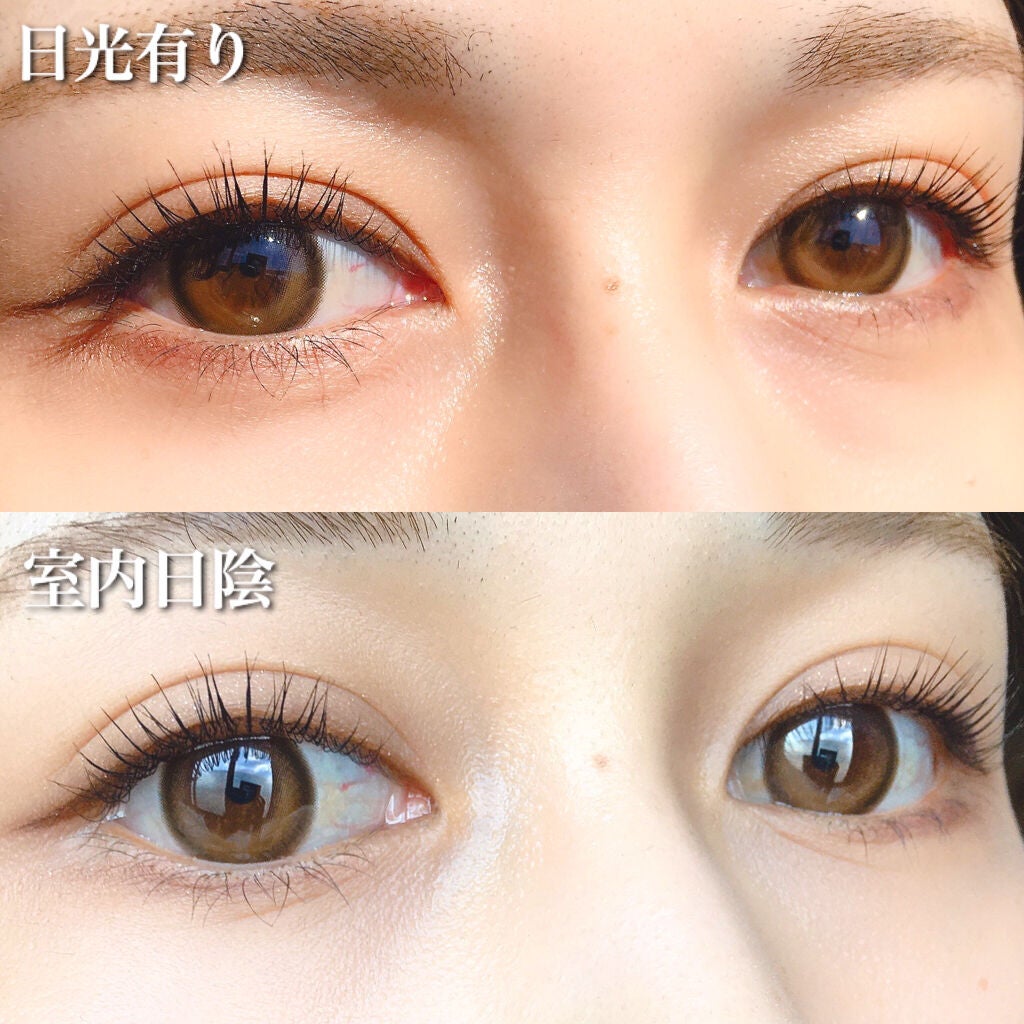 Cherry moon 1Month/OLENS/カラーコンタクトレンズを使ったクチコミ(5枚目)