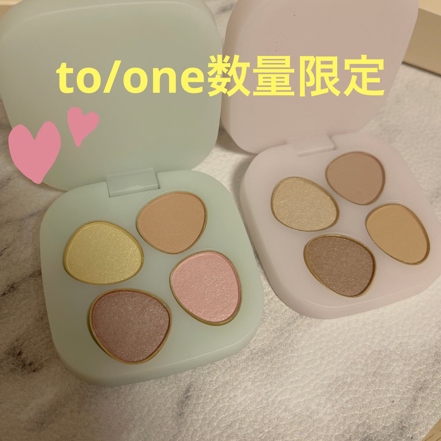 トーン ペタル フロート アイパレット/to/one/アイシャドウパレットを使ったクチコミ(1枚目)