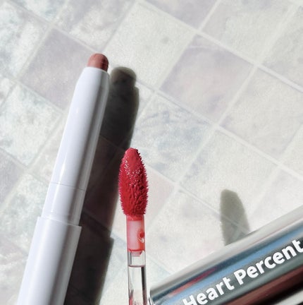 ドットオンムードリップペンシル/Heart Percent/リップライナーを使ったクチコミ(2枚目)