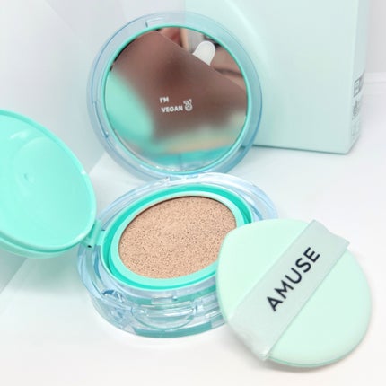 メタフィットヴィーガンクッション/AMUSE/クッションファンデーションを使ったクチコミ(3枚目)