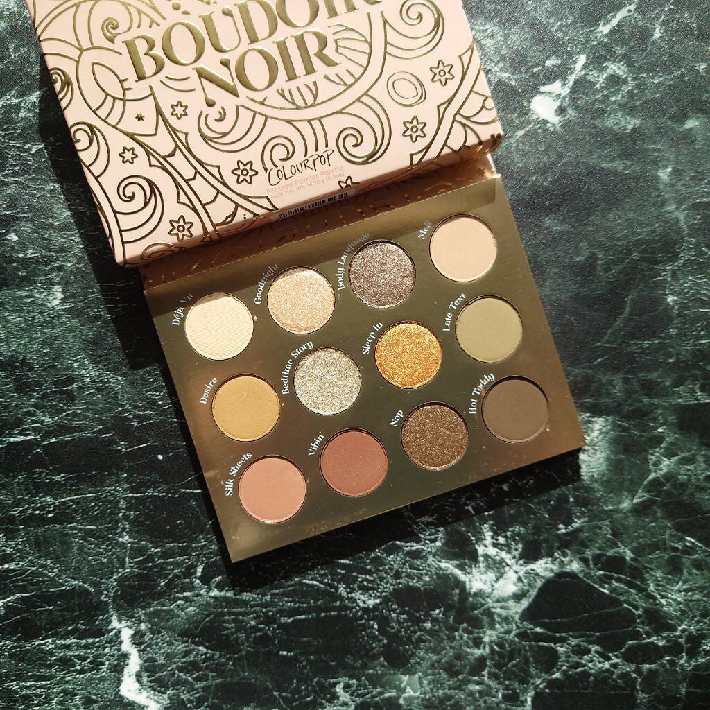 BOUDOIR NOIR/ColourPop/アイシャドウパレットを使ったクチコミ(3枚目)