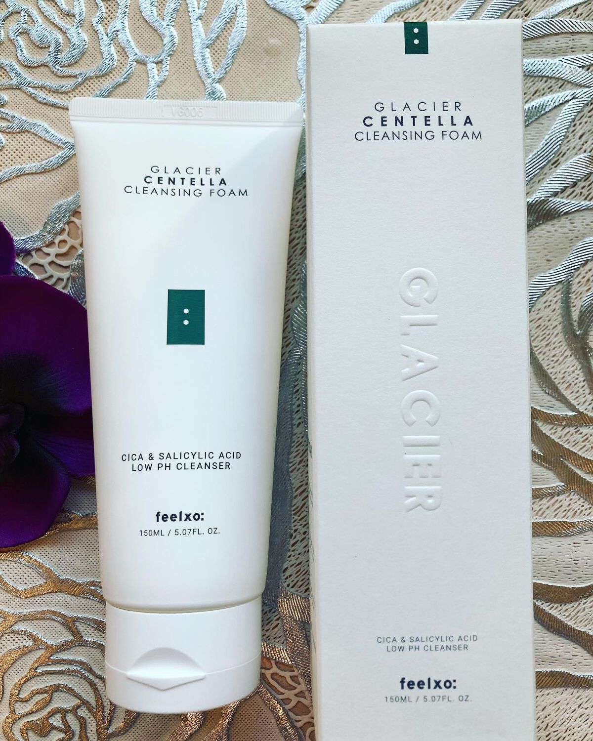 GLACIER CENTELLA CLEANSING FOAM/feelxo/クレンジングクリームを使ったクチコミ（3枚目）