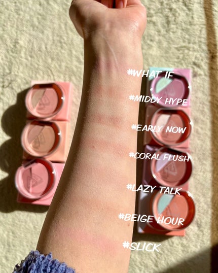 3CE ブラッシュライター/3CE/パウダーチークを使ったクチコミ(4枚目)