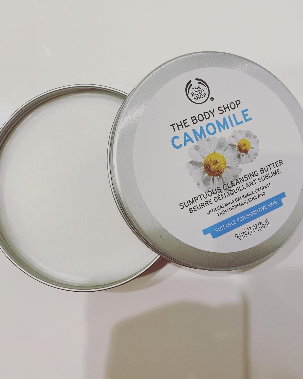 カモマイル サンプチュアス クレンジングバター/THE BODY SHOP/クレンジングバームを使ったクチコミ（1枚目）