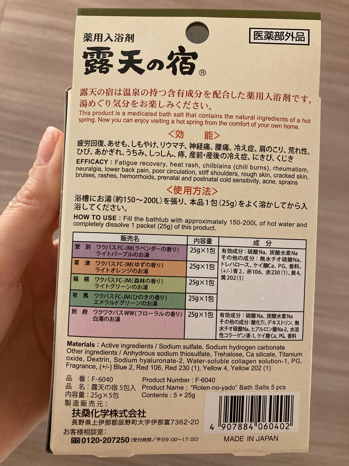 露天の宿/DAISO/無機塩系入浴剤を使ったクチコミ(3枚目)