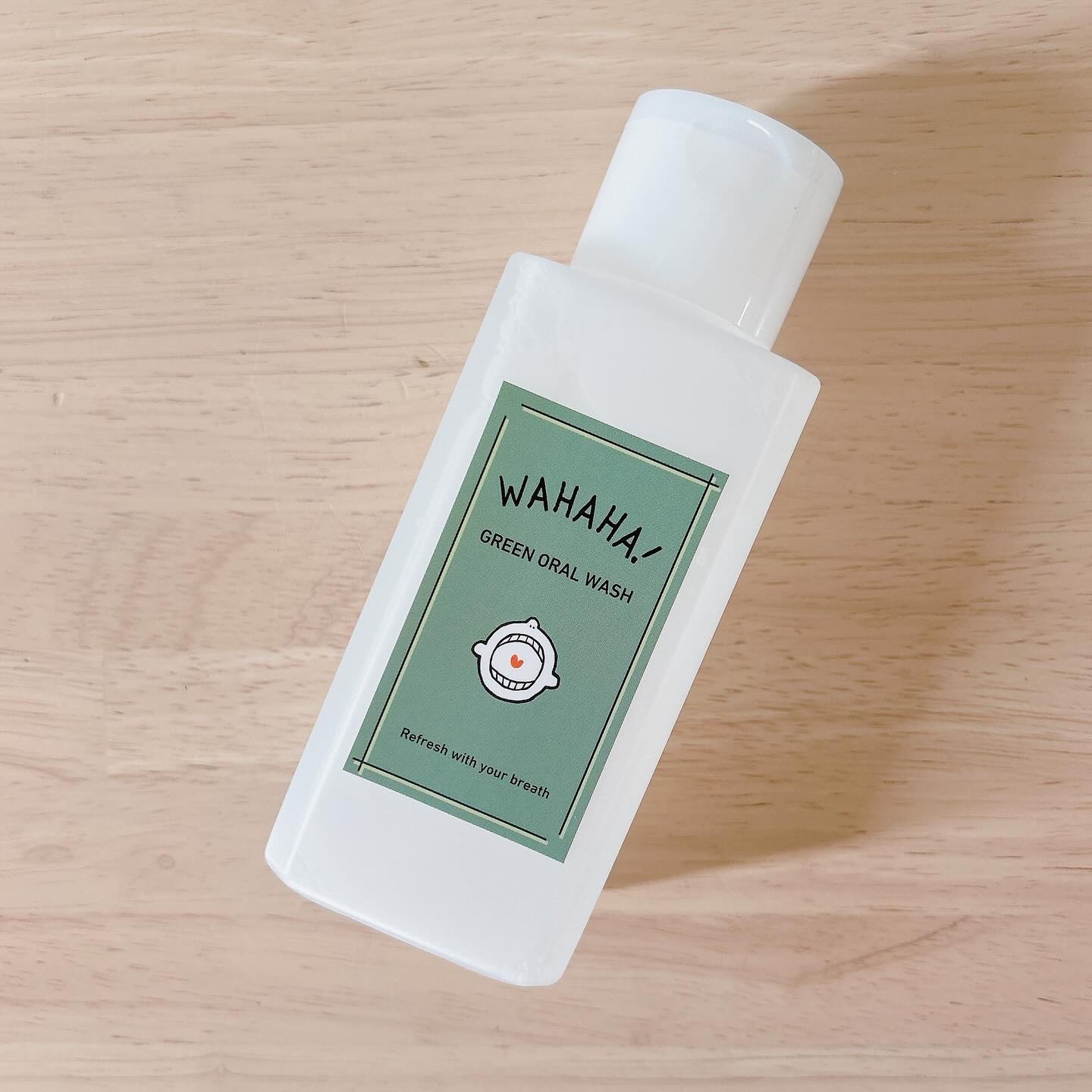 WAHAHA グリーンオーラルウォッシュ/nijiCREATION/マウスウォッシュ・スプレーを使ったクチコミ（1枚目）