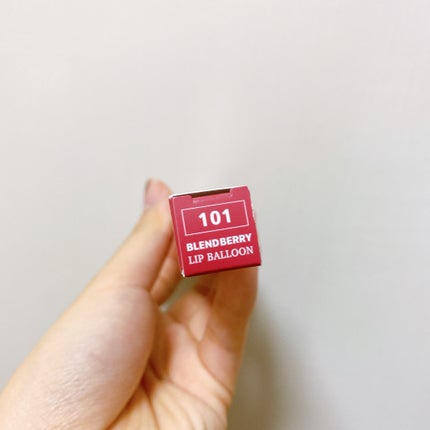 ブレンドベリー リップバルーン 101 おすましメロウピンク/BLEND BERRY/口紅の画像