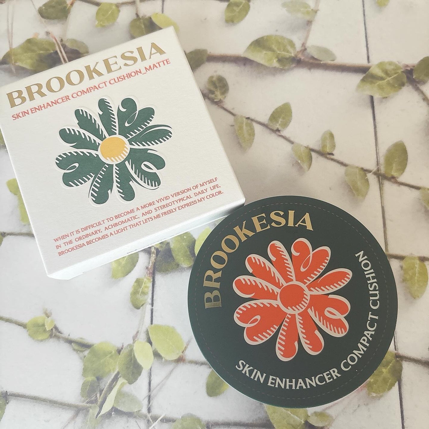 スキンエンハンサー コンパクト クッション (マット)/BROOKESIA/クッションファンデーションを使ったクチコミ(1枚目)