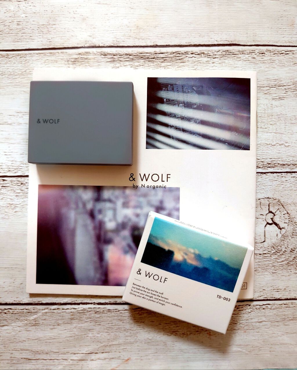 スリーサムデザイニングアイカラー/& WOLF/アイシャドウパレットを使ったクチコミ（3枚目）