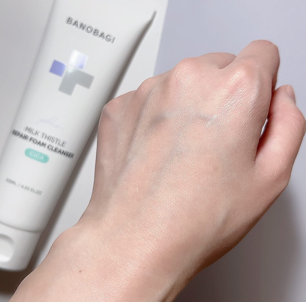 ミルクシスルリペアシカフォームクレンザー プラス/BANOBAGI/洗顔フォームを使ったクチコミ(7枚目)