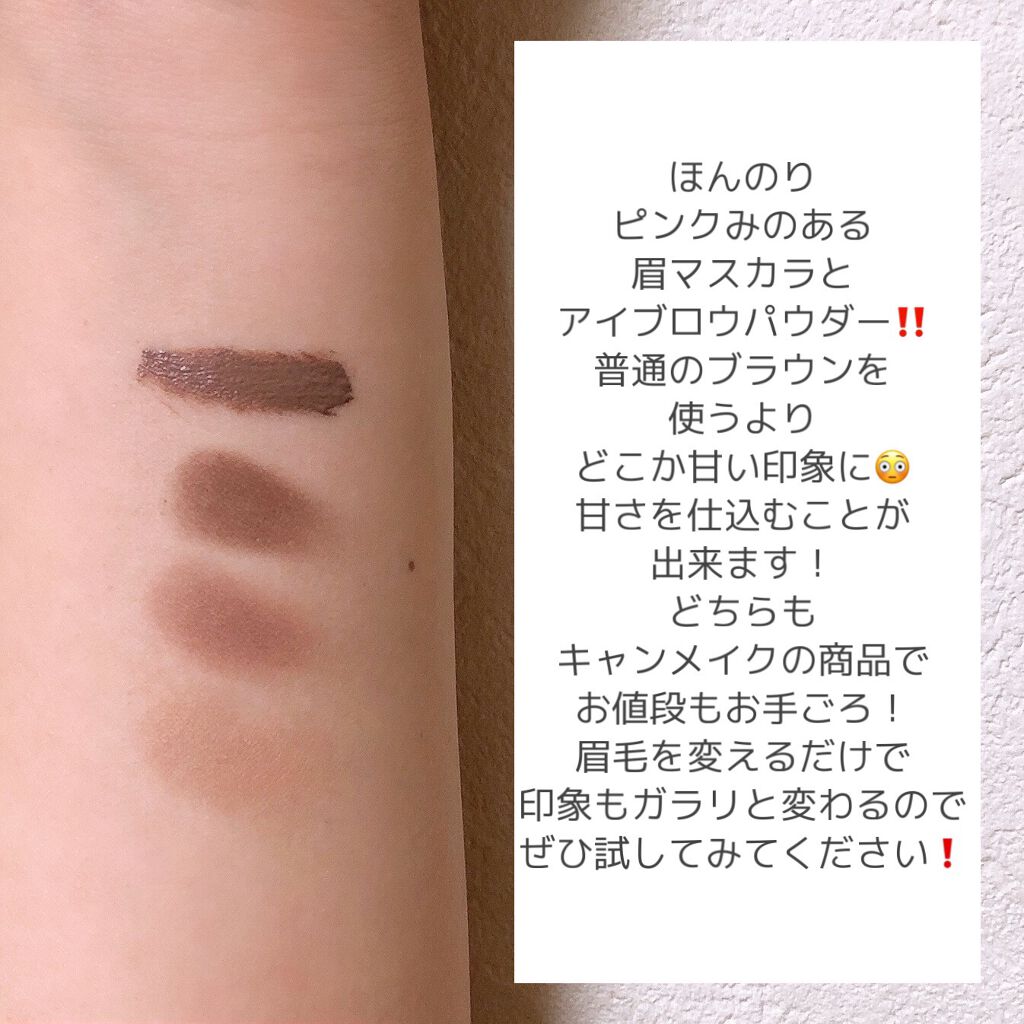 ミックスアイブロウ/キャンメイク/パウダーアイブロウを使ったクチコミ(2枚目)