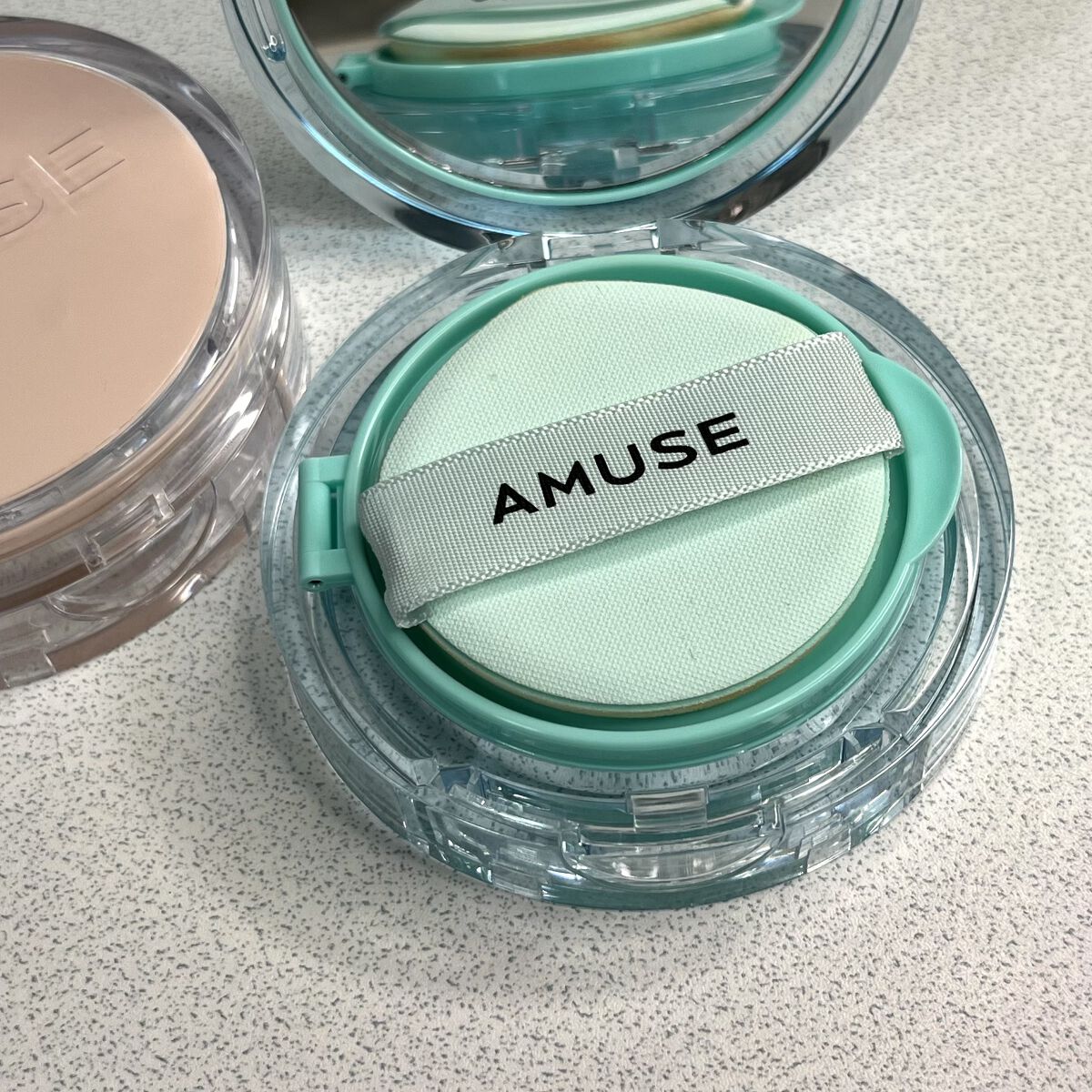 メタフィットヴィーガンクッション/AMUSE/クッションファンデーションを使ったクチコミ（3枚目）