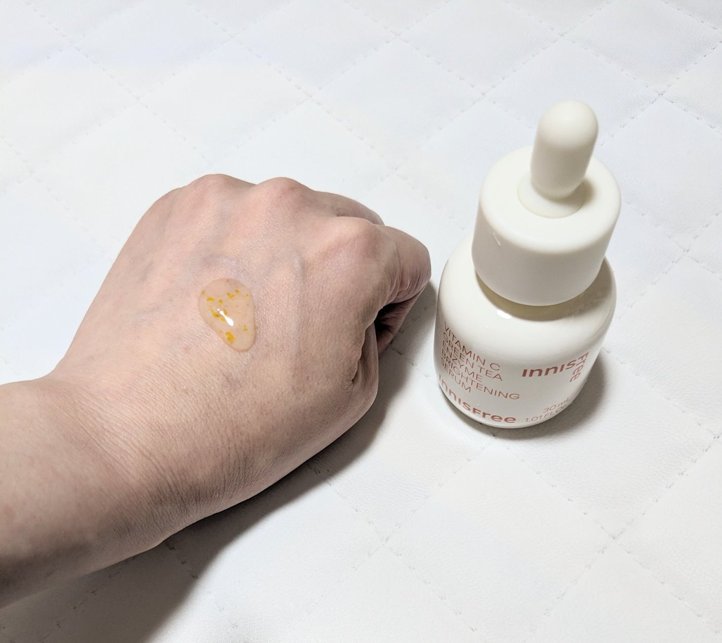 ビタC グリーンティーエンザイム ブライト セラム/innisfree/美容液を使ったクチコミ(3枚目)