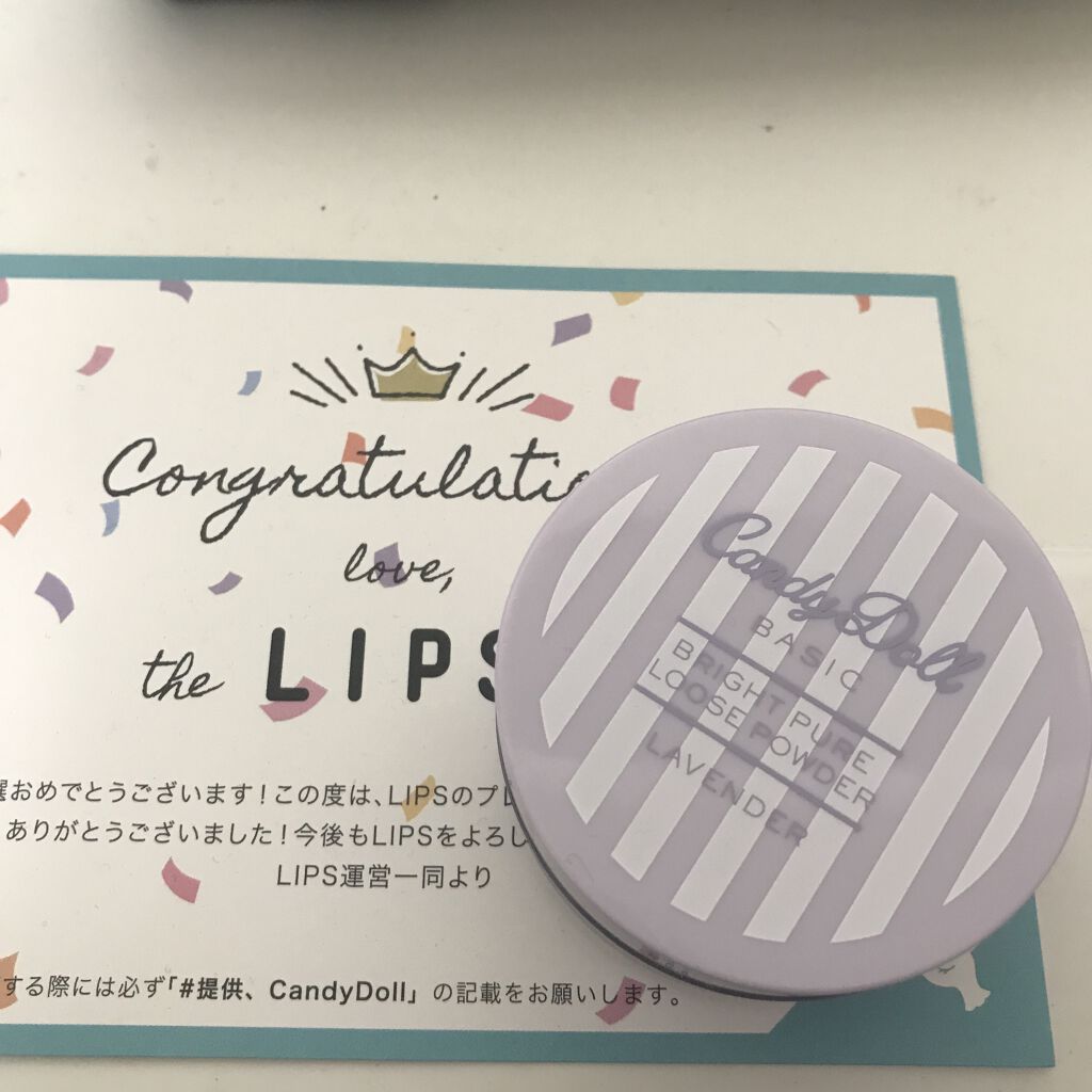 ブライトピュアルースパウダー/CandyDoll/ルースパウダーを使ったクチコミ（1枚目）