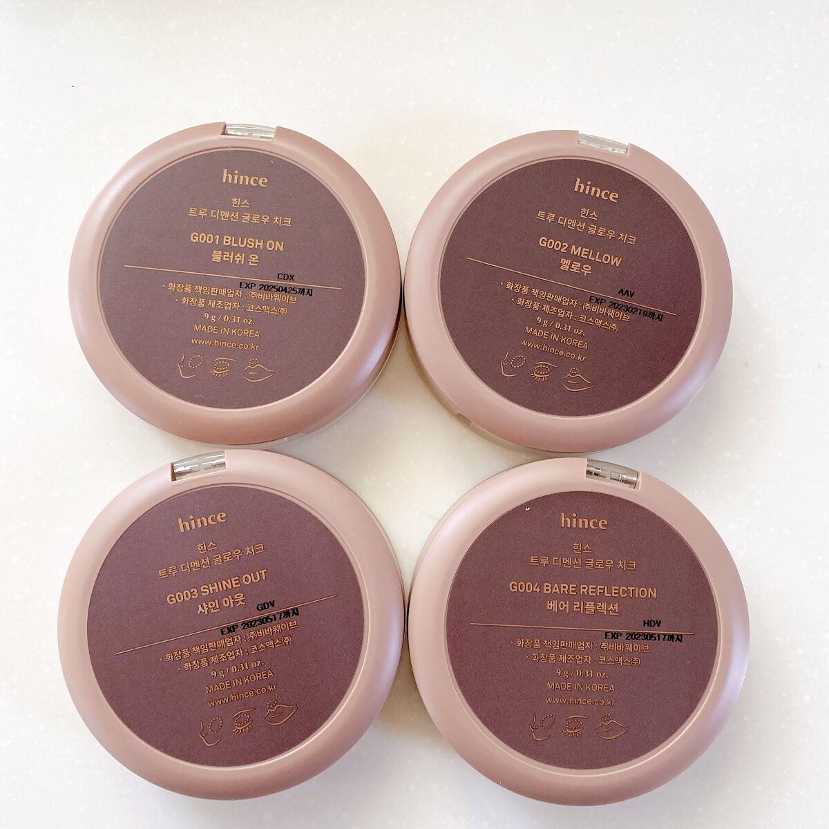 トゥルーディメンショングロウチーク/hince/パウダーチークを使ったクチコミ(3枚目)