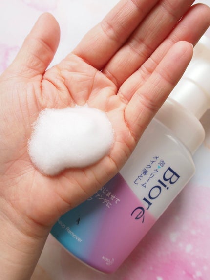 泡クリームメイク落とし/ビオレ/クレンジングクリームを使ったクチコミ(2枚目)