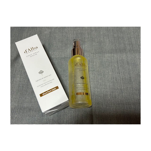 ダルバ ホワイトトリュフファーストスプレーセラム/ダルバ/ミスト状化粧水を使ったクチコミ(1枚目)