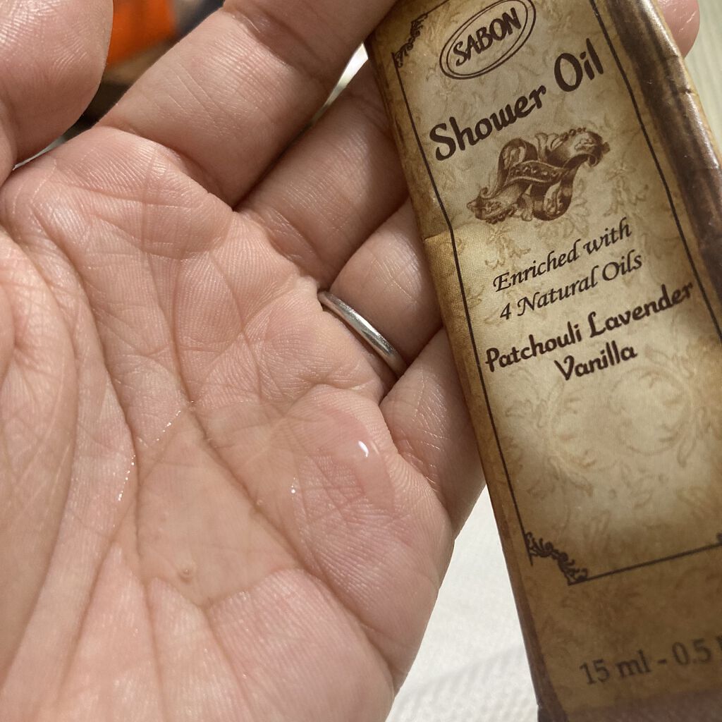 シャワーオイル パチュリ・ラベンダー・バニラ/SABON/ボディソープを使ったクチコミ（2枚目）