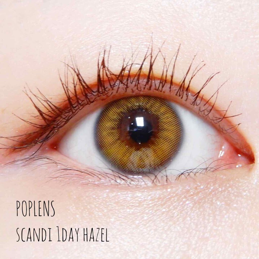 SCANDI 1day ヘーゼル/OLENS/カラーコンタクトレンズを使ったクチコミ（1枚目）
