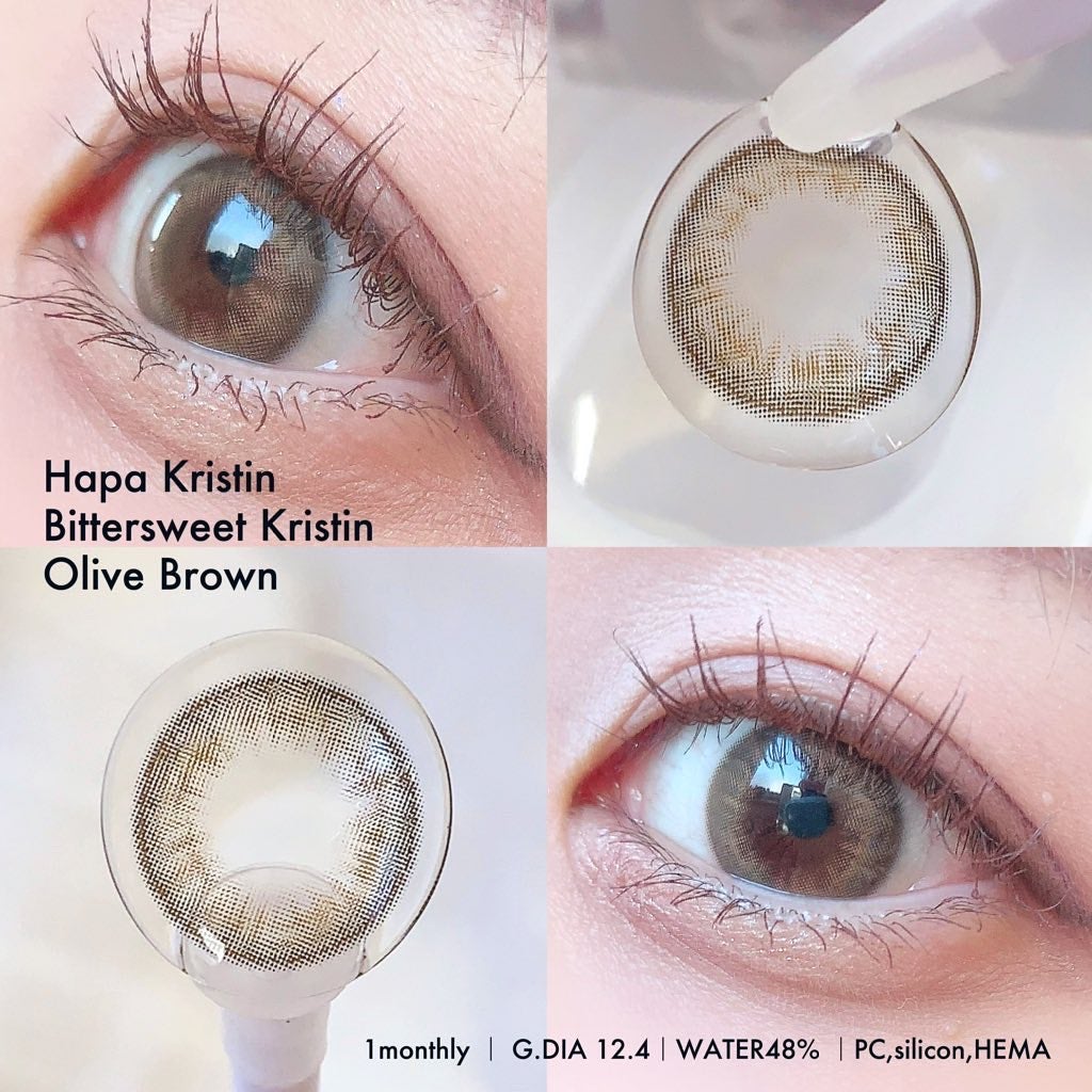 ビタースイートクリスティン/Hapa kristin/カラーコンタクトレンズを使ったクチコミ(2枚目)
