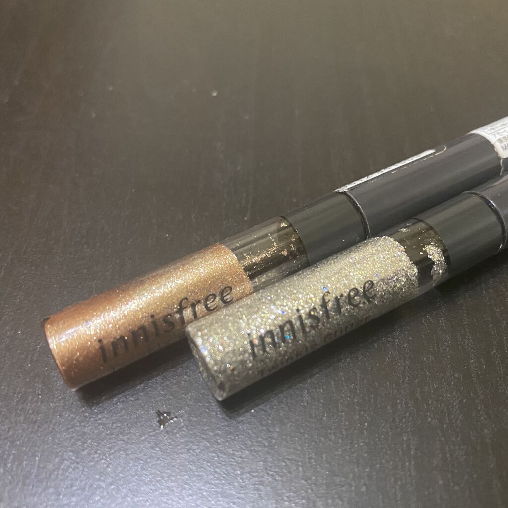 トゥインクル グリッター/innisfree/リキッドアイライナーを使ったクチコミ（1枚目）