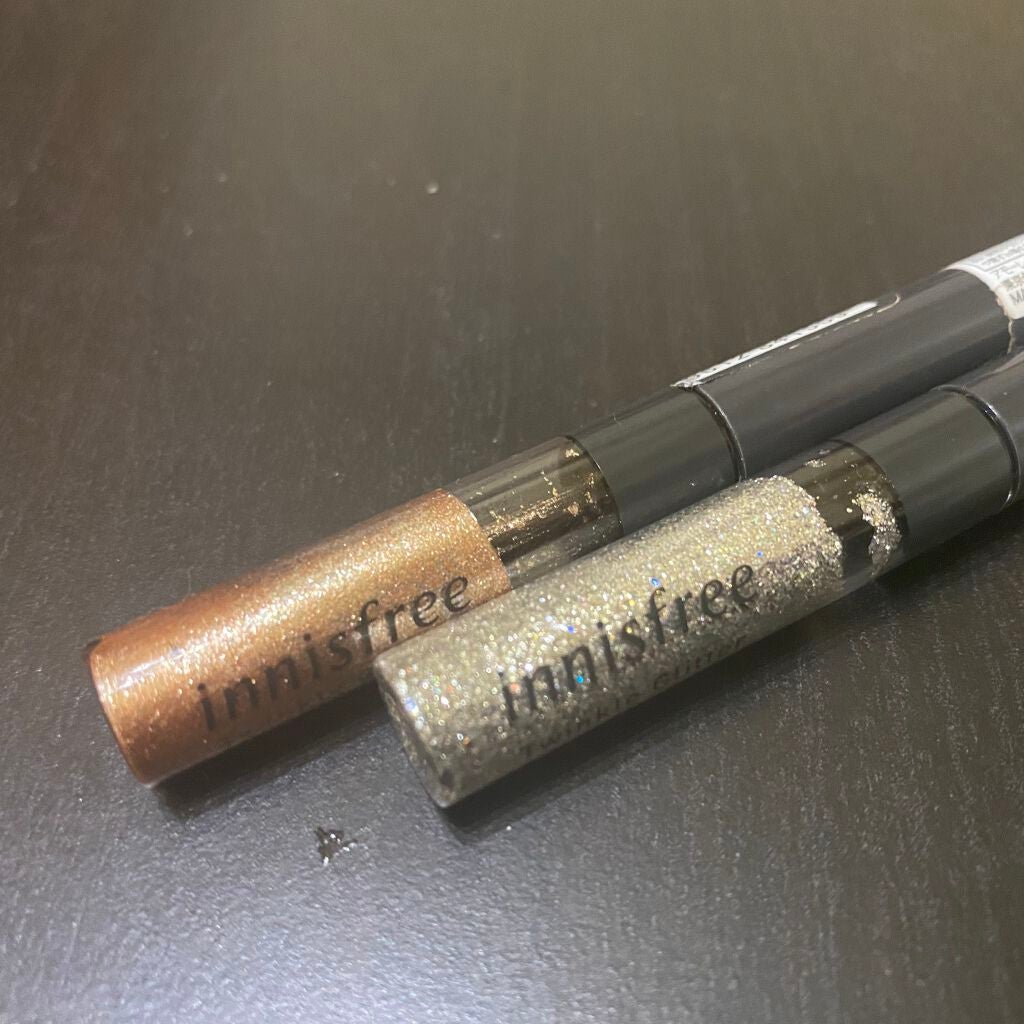 トゥインクル グリッター/innisfree/リキッドアイライナーを使ったクチコミ(1枚目)