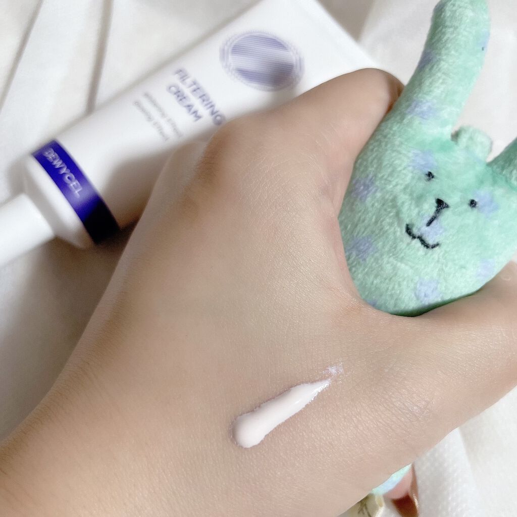 フィルタリングクリーム/DEWYCEL/日焼け止めクリームを使ったクチコミ（2枚目）