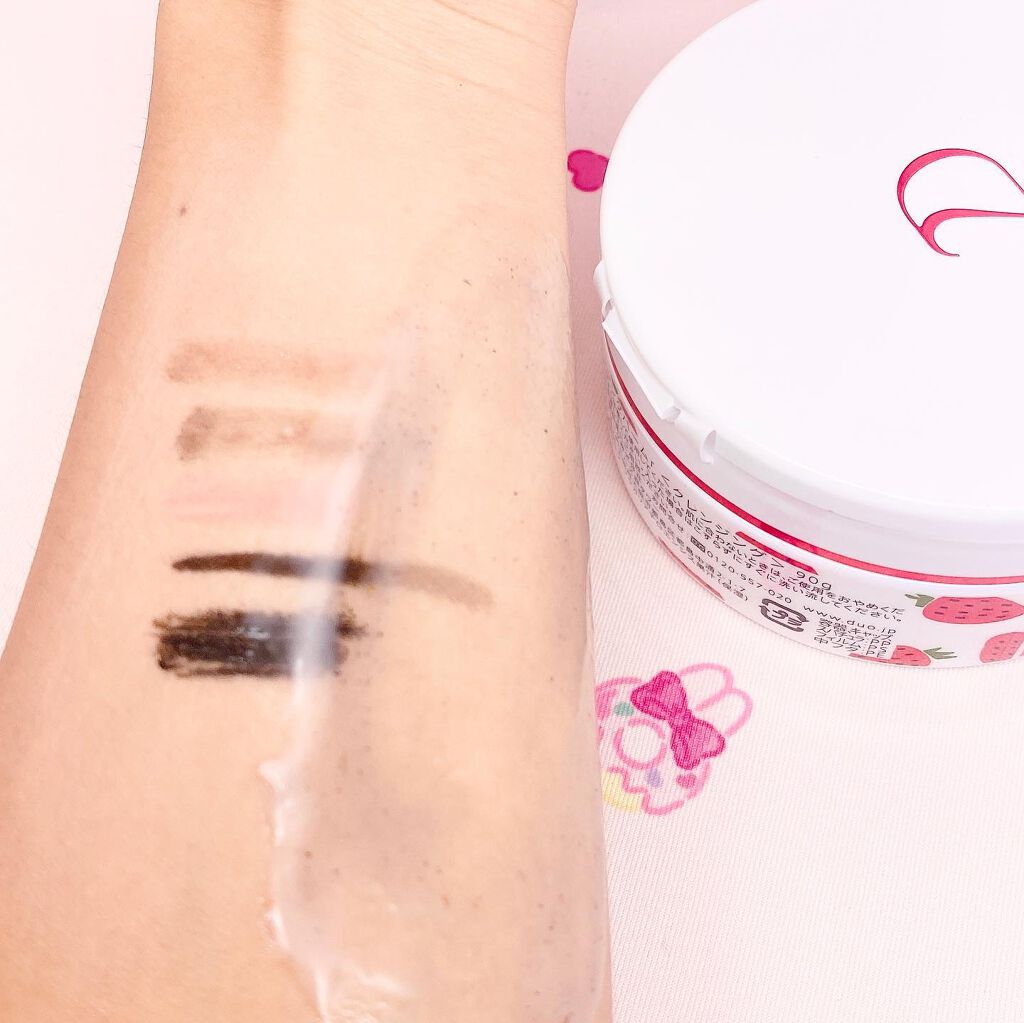 デュオ ザ クレンジングバーム いちご/DUO/クレンジングバームを使ったクチコミ（3枚目）