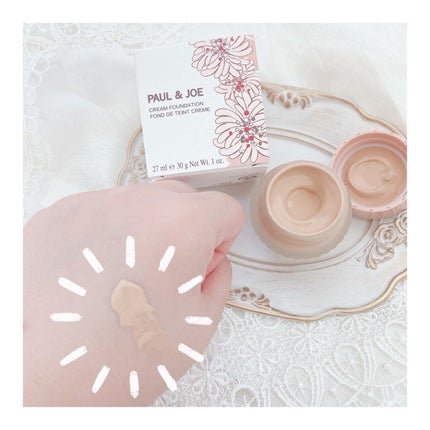 フォンダン クリーム ファンデーション/PAUL & JOE BEAUTE/クリーム・エマルジョンファンデーションを使ったクチコミ(3枚目)