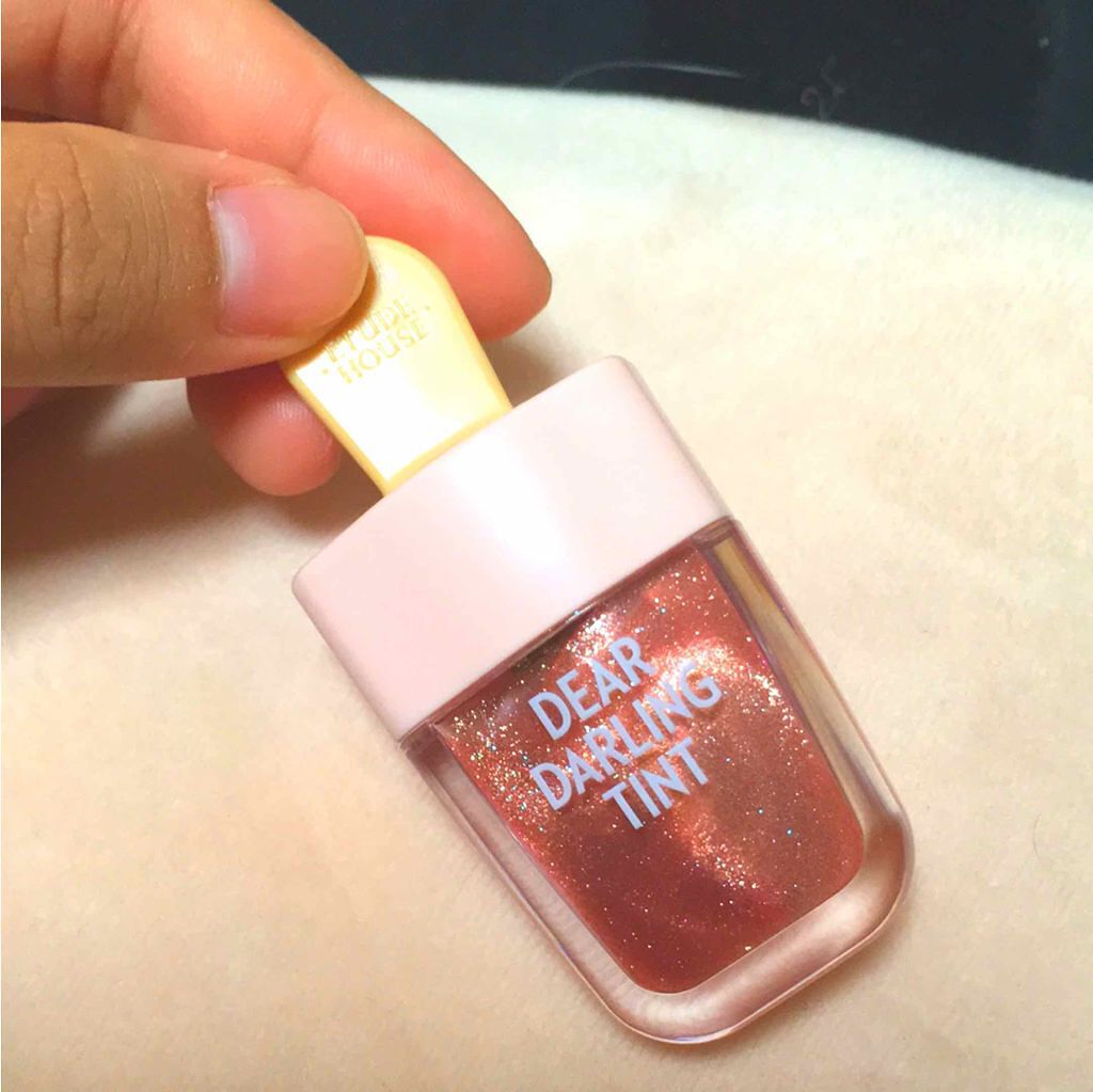 ディアダーリン ウォータージェルティント (アイスティント)/ETUDE/口紅を使ったクチコミ(2枚目)