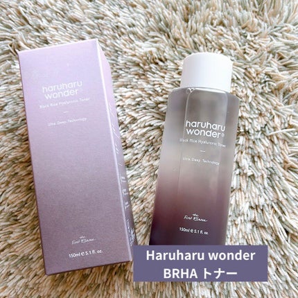 ブラックライス ヒアルロニックトナー/haruharu wonder/化粧水を使ったクチコミ(1枚目)