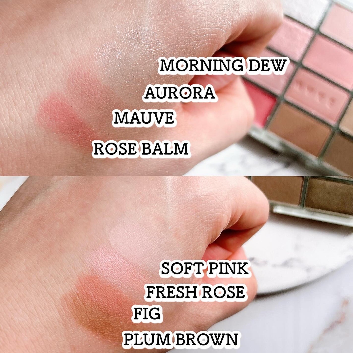 ソフトブラーリングアイパレット/wakemake/アイシャドウパレットを使ったクチコミ(4枚目)